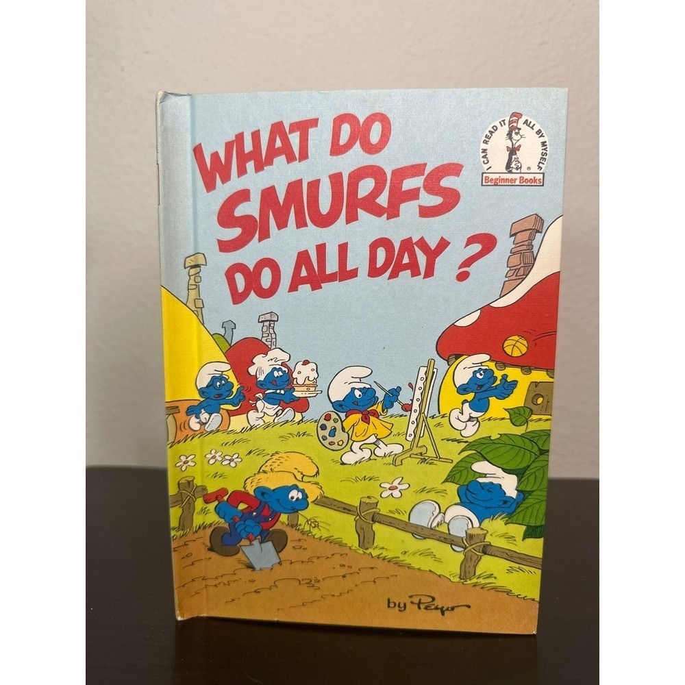 What Do Smurfs Do‎ All Day? Beginner Books Vintage Kids Book